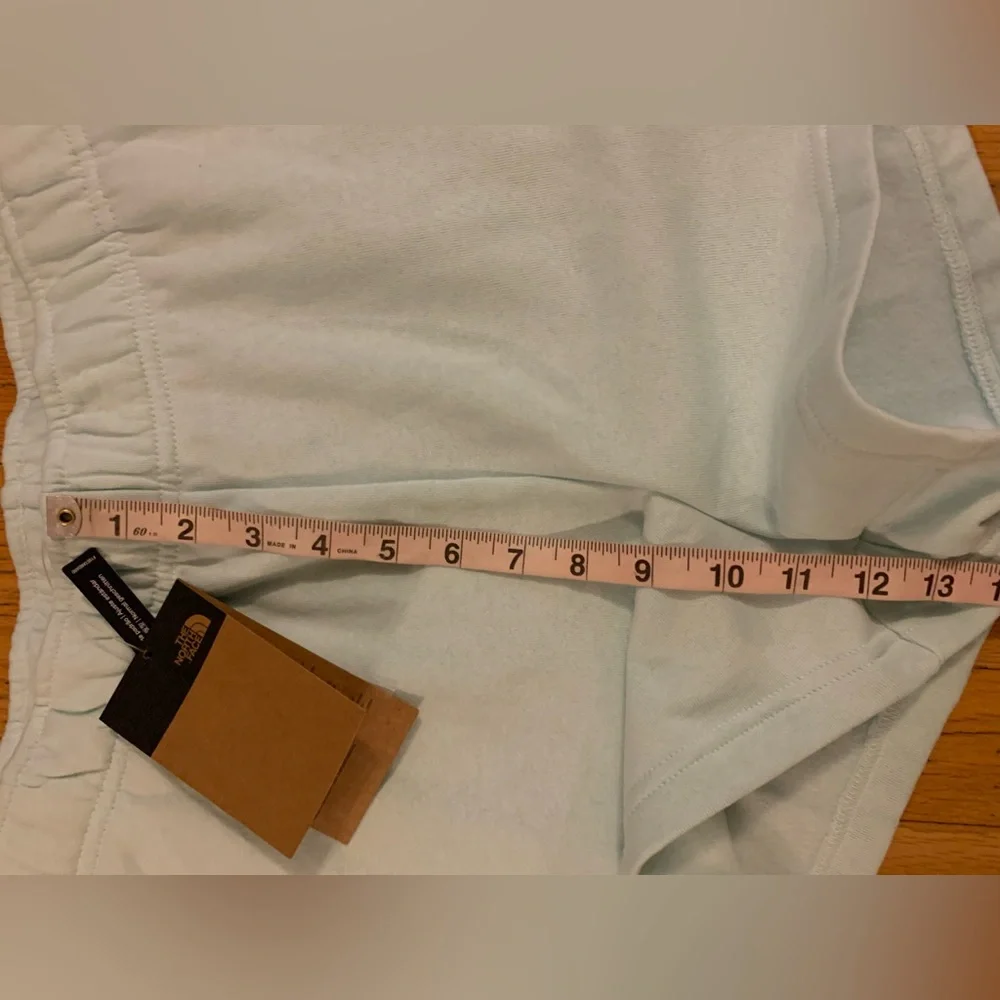 NWT The North Face‎ Half Dome Fleece Shorts Women’s XL Reef Waters Green Gym